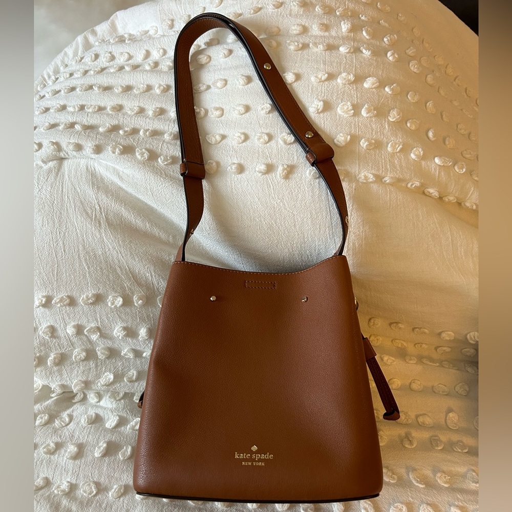 Kate Spade Marti Small Bucket Bag Warm Gingerbread